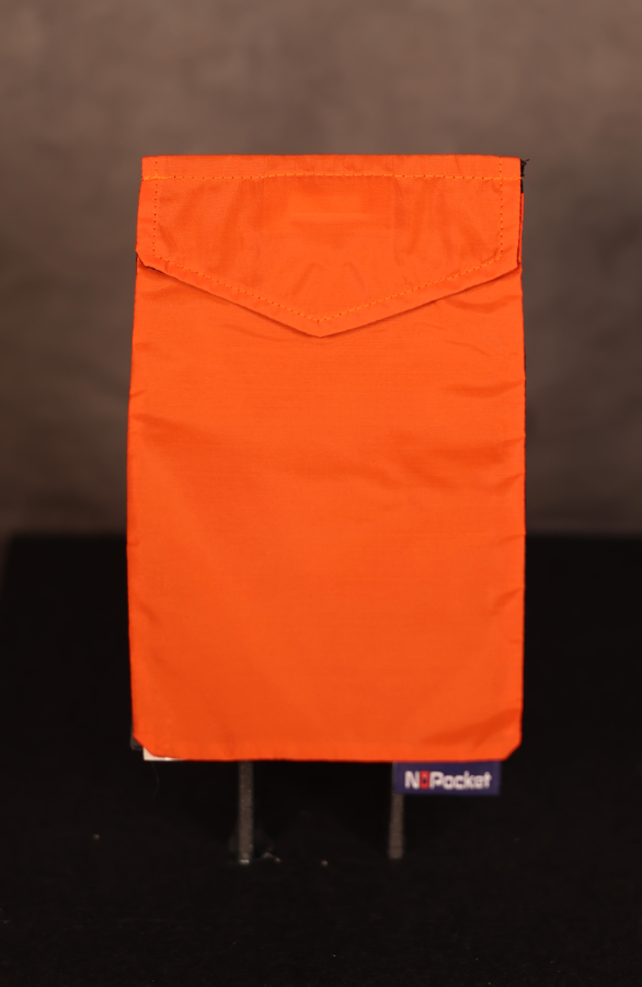 6" x 7" NuPocket Classic - Safety Orange Ripstop